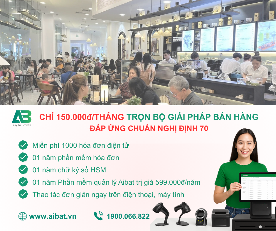 150K/Tháng – Trọn Gói Bán Hàng Chuẩn Nghị Định 70