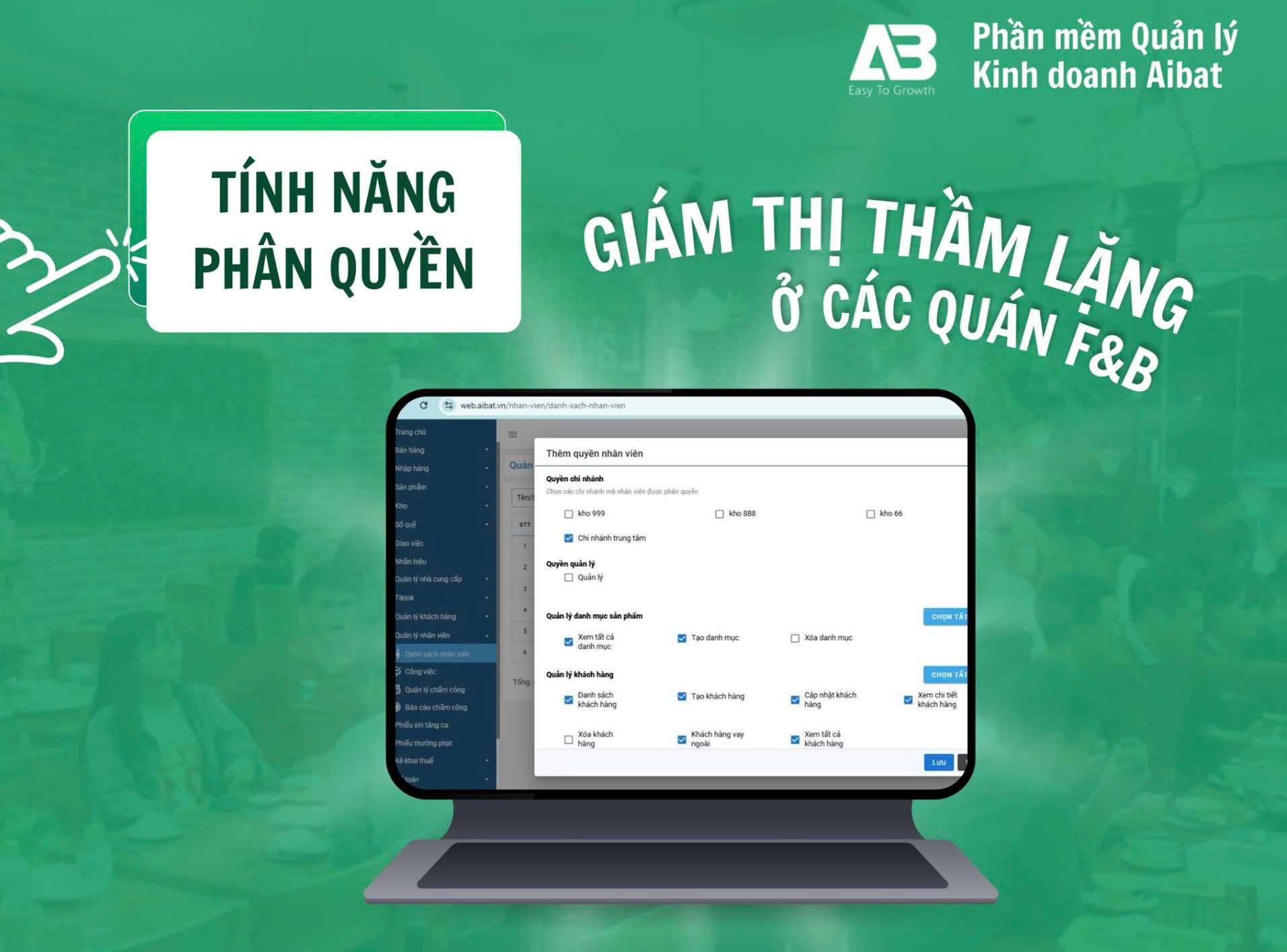 Quản lý nhân viên dễ dàng và hiệu quả cùng ứng dụng AIBAT
