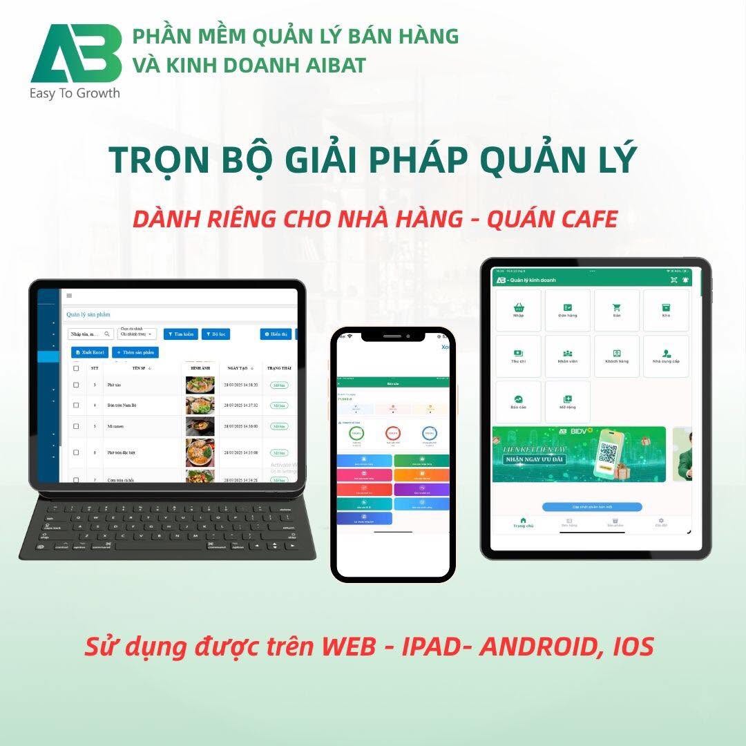 Trọn bộ giải pháp cho quán cafe