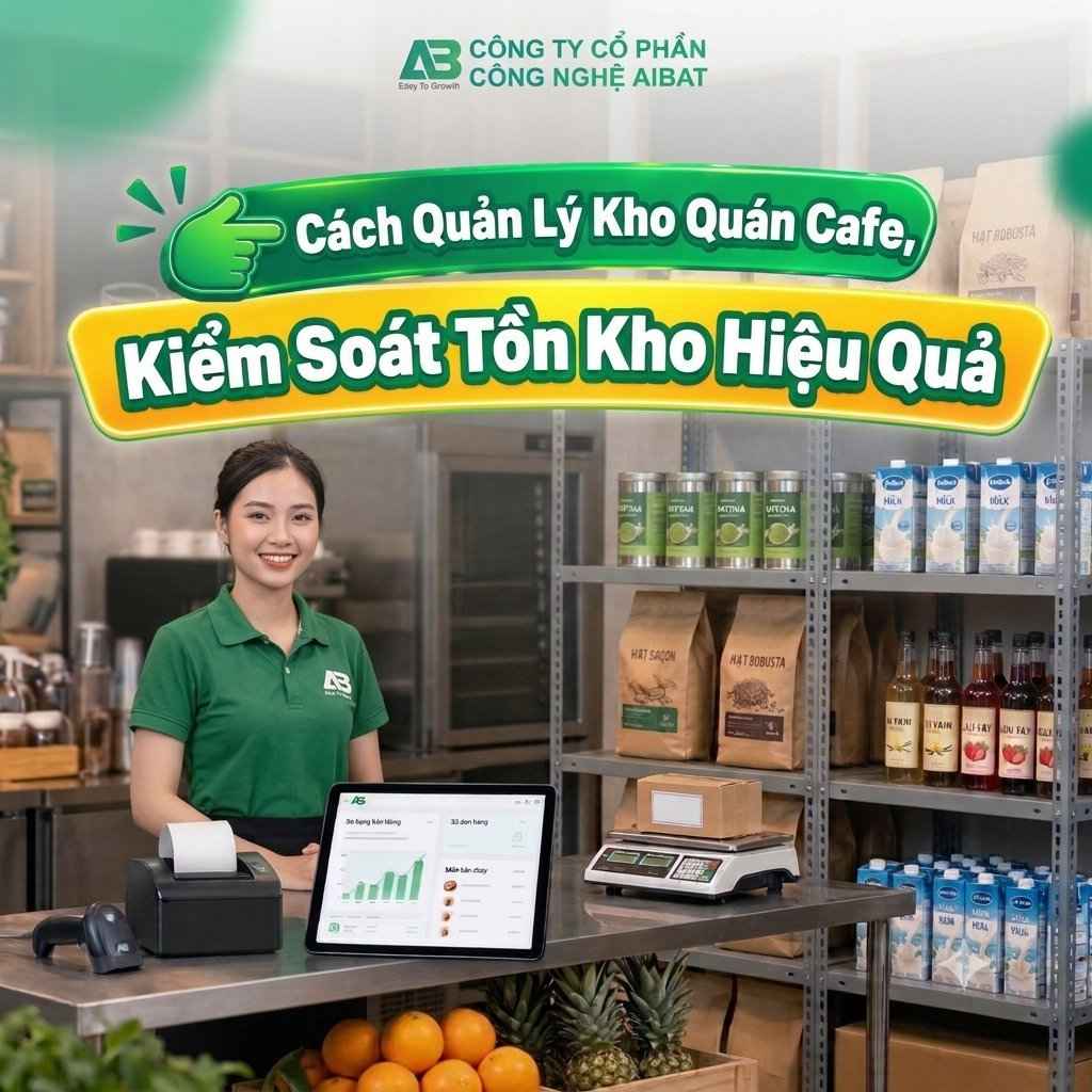 Cách quản lý kho quán Cafe hiệu quả