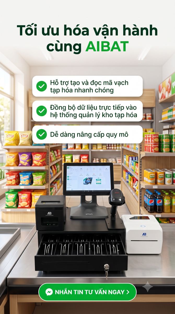 Cách Quản Lý Hàng Hóa Tạp Hóa Bằng Mã Vạch Hiệu Quả
