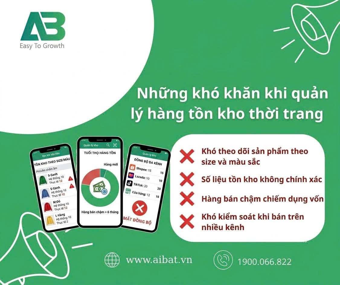 Những khó khăn khi quản lý hàng tồn