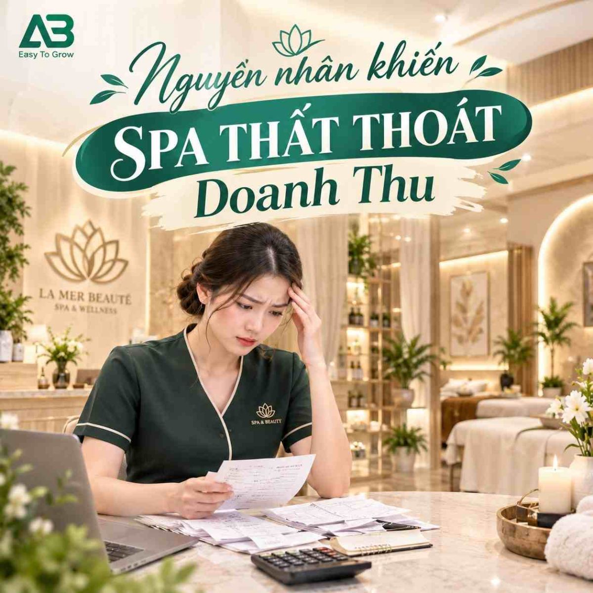 Những nguyên nhân khiến spa thất thoát doanh thu