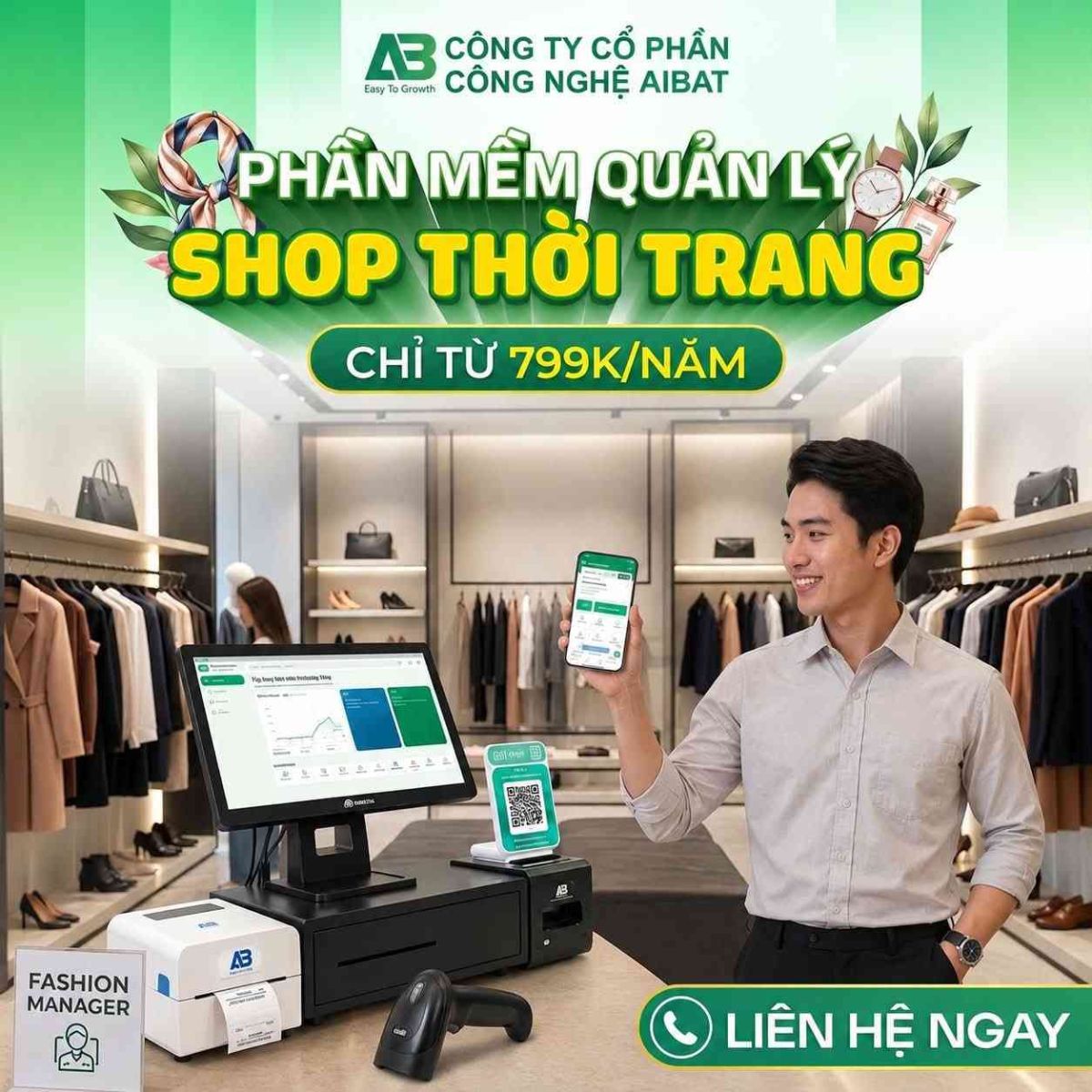 Phần Mềm Bán Hàng Shop Quần Áo Dễ Dùng, Quản Lý Chính Xác