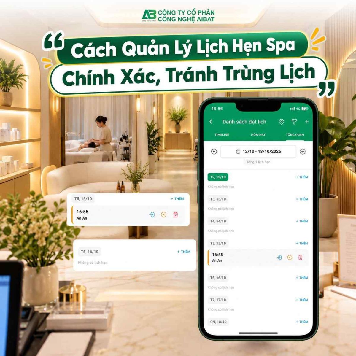 Cách Quản Lý Lịch Hẹn Spa Chính Xác, Tránh Trùng Lịch