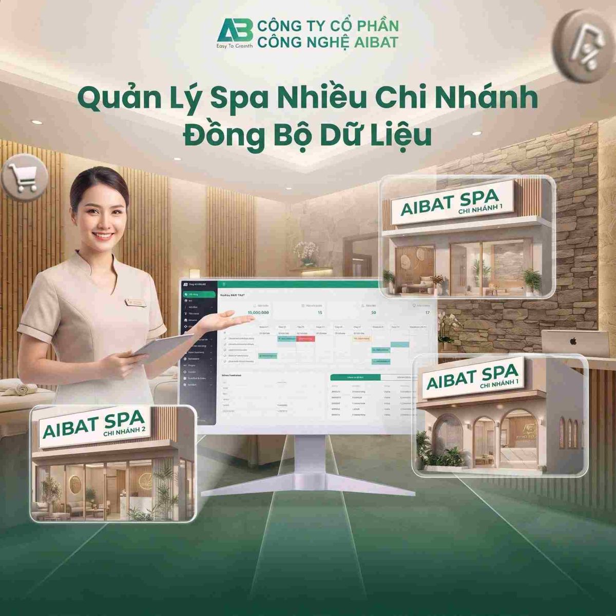Cách Quản Lý Spa Nhiều Chi Nhánh Đồng Bộ Dữ Liệu