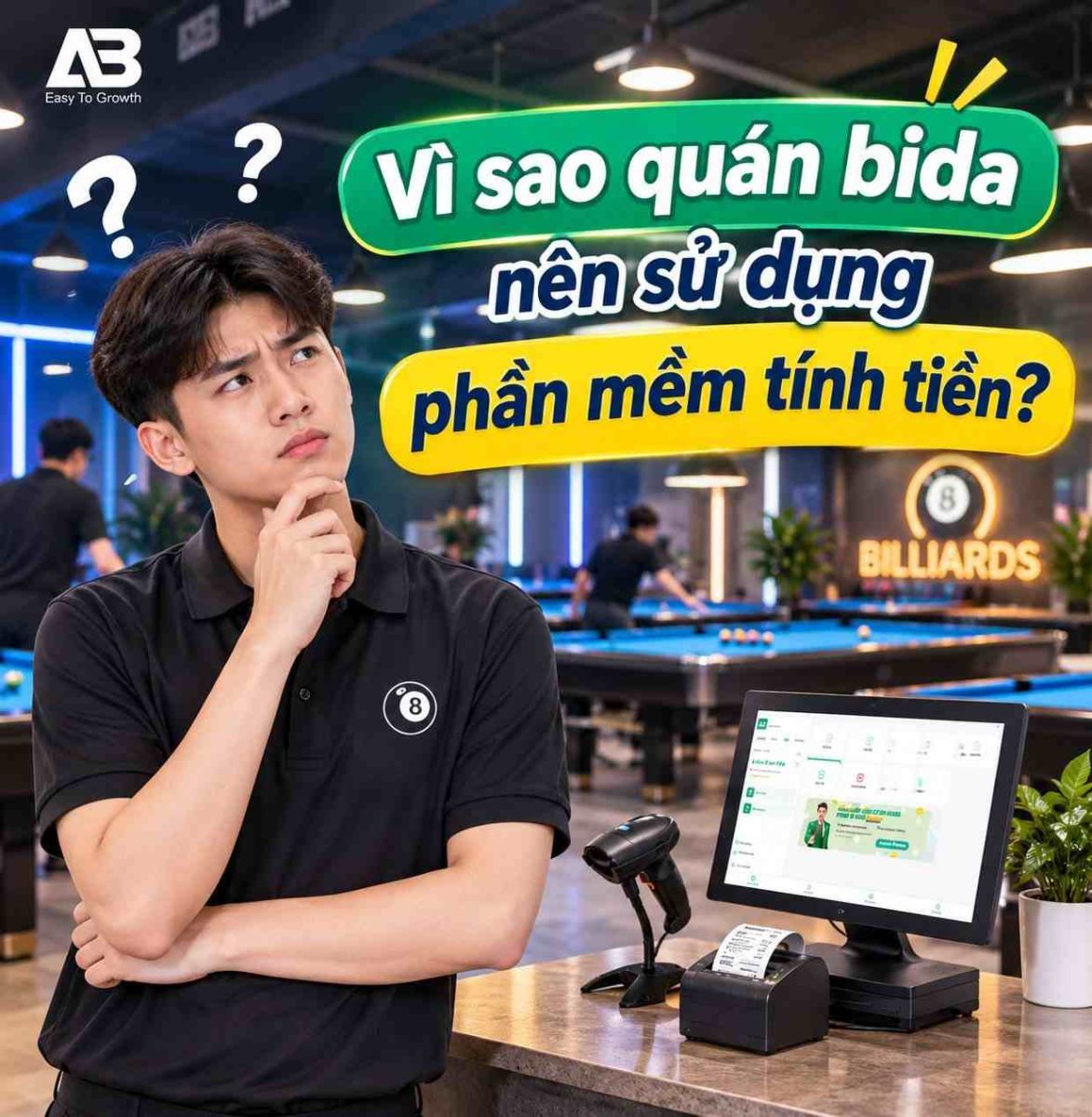 Vì sao quán Bida nên sử dụng phần mềm tính tiền?