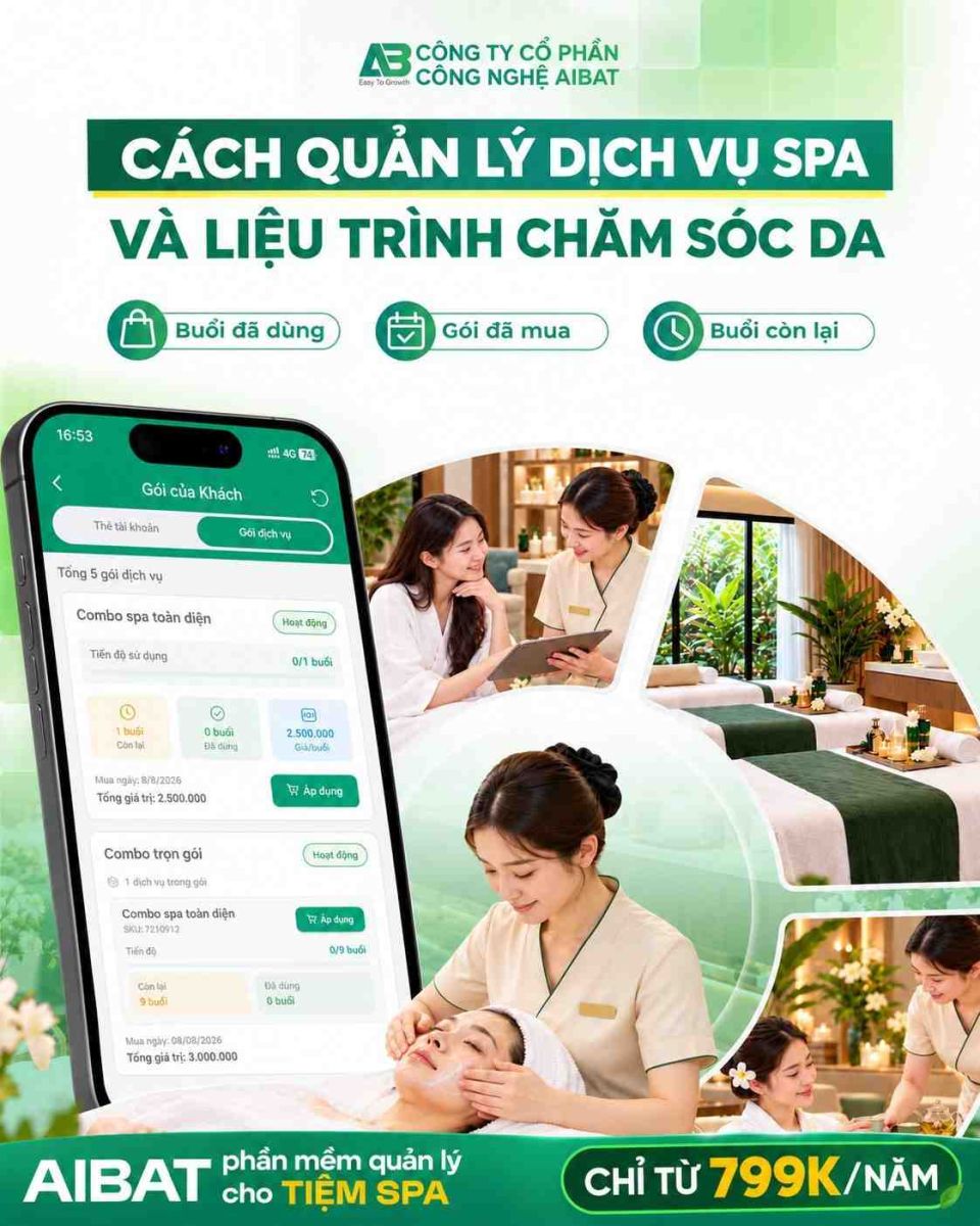Cách Quản Lý Dịch Vụ Spa Và Liệu Trình Chăm Sóc Da