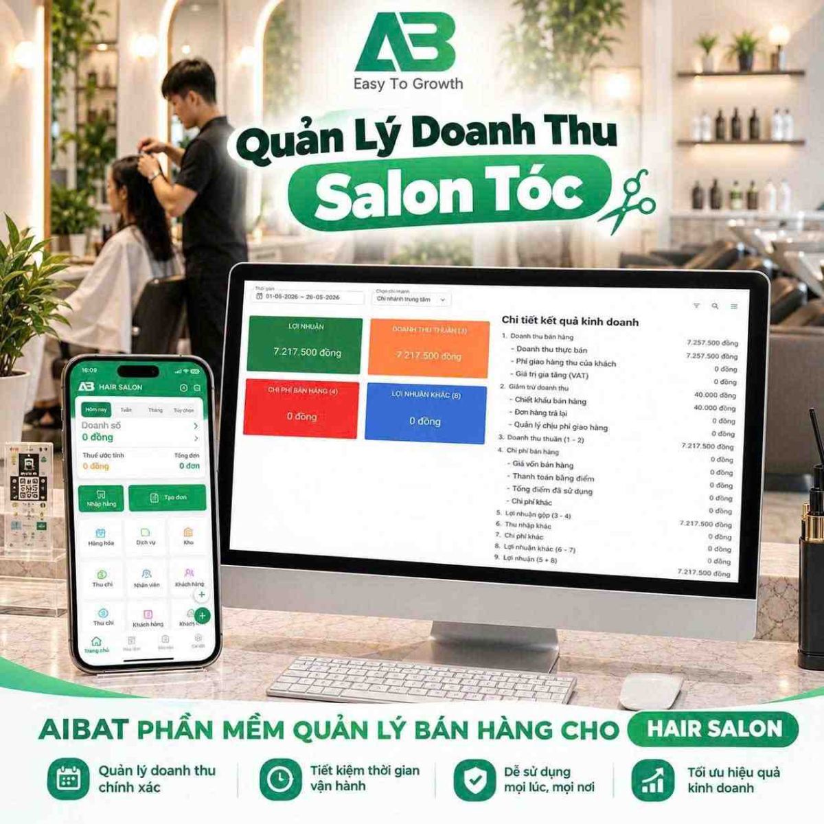 Cách Quản Lý Doanh Thu Salon Tóc, Hạn Chế Sai Sót Và Thất Thoát