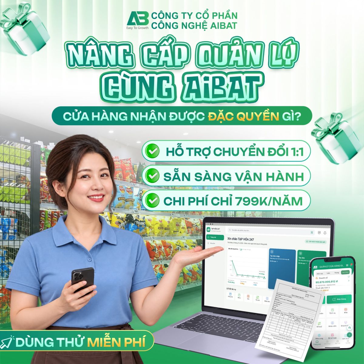 Phần Mềm Quản Lý Minimart: Bán Hàng, Kho Và Doanh Thu Tự Động